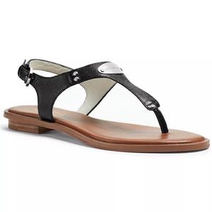 Michael Kors Saffiano Leather Sandals